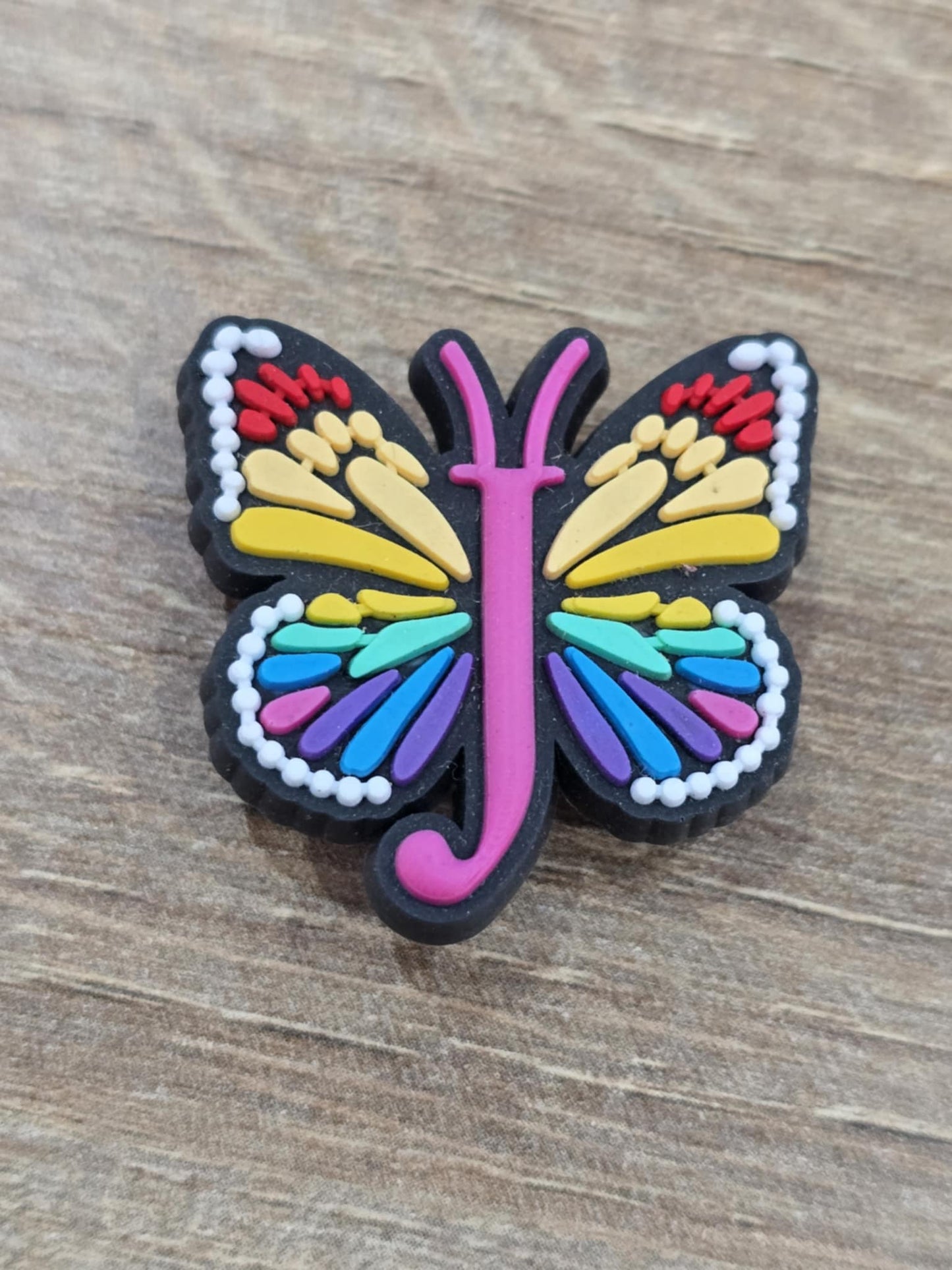 Butterfly Initials Charms