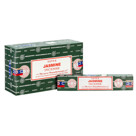 1 Pack of Jasmine Incense Sticks by Satya