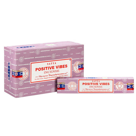 1 Pack of Positive Vibes Incense Sticks by Satya