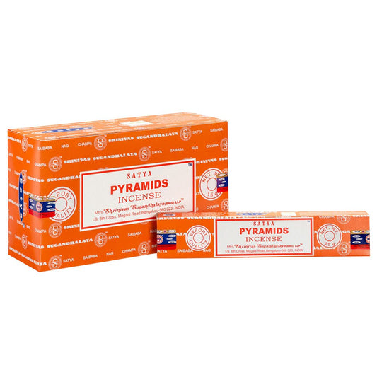1 Pack of Pyramids Incense Sticks by Satya