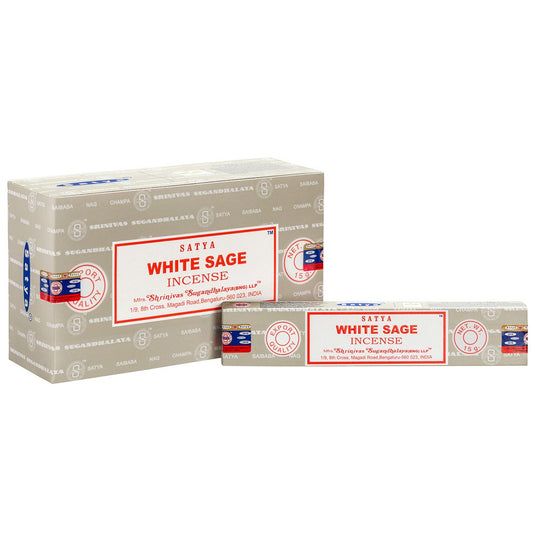 1 Pack of White Sage Incense Sticks by Satya