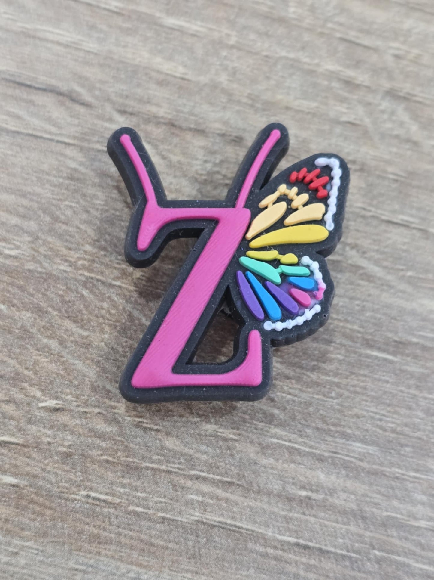 Butterfly Initials Charms