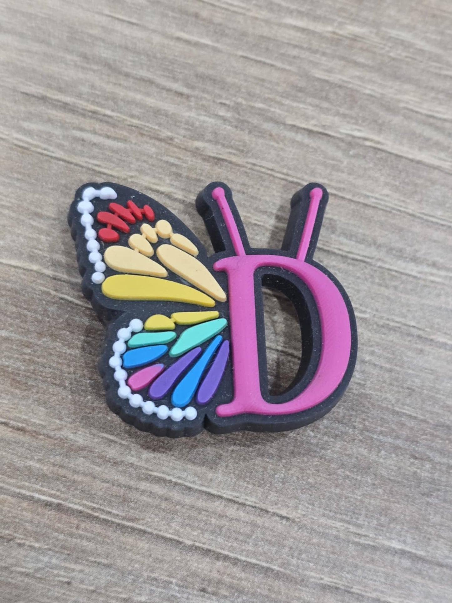 Butterfly Initials Charms