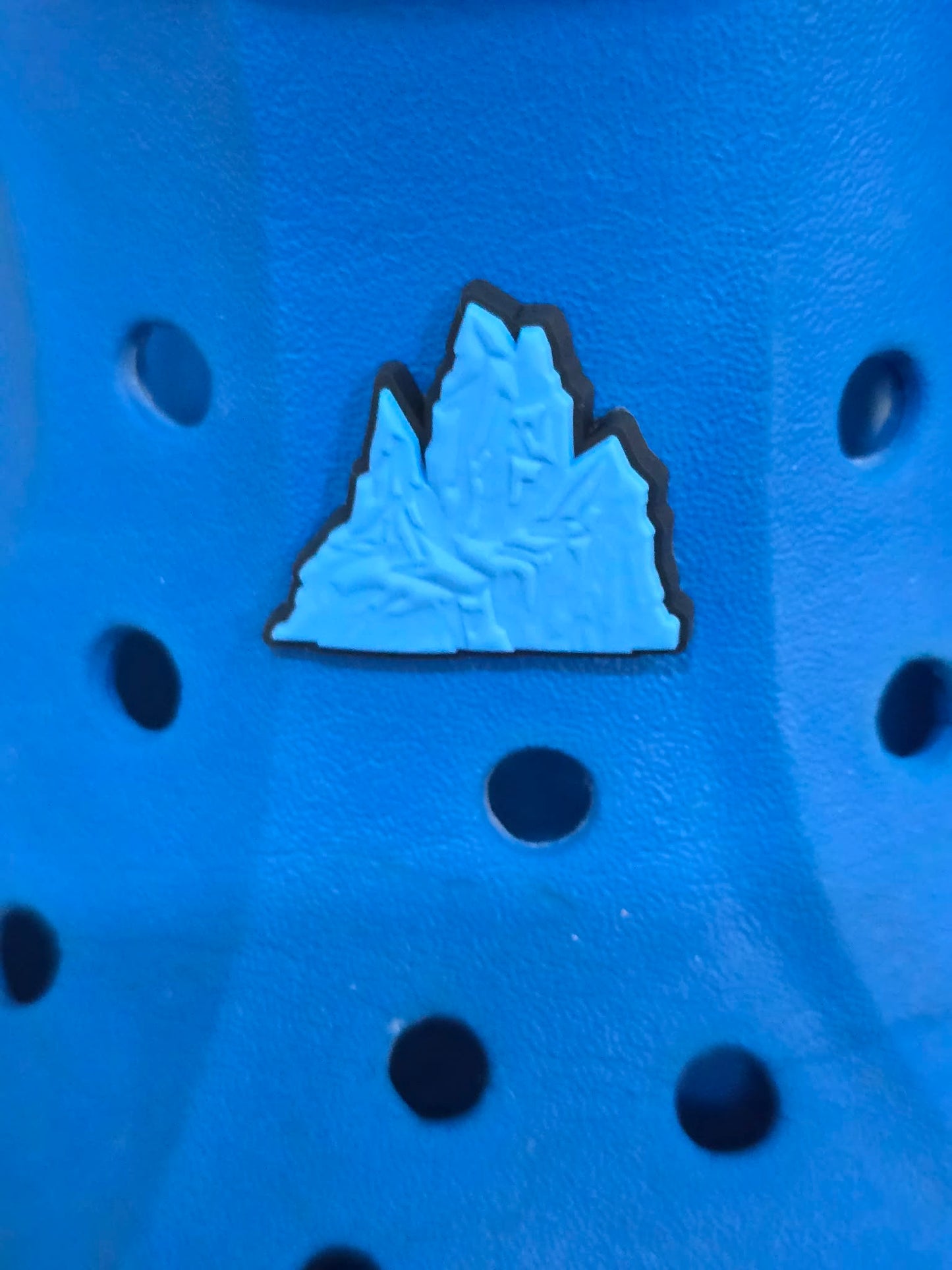 Frozen themed croc charms