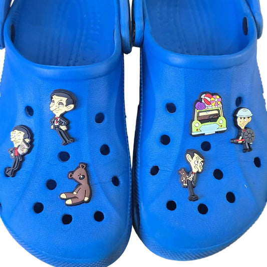Mr Bean Themed Croc Charms