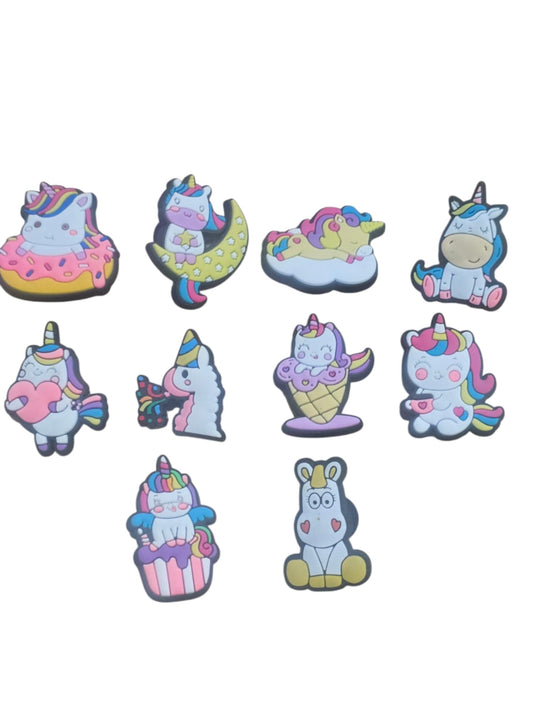 Unicorn Cartoon Charms