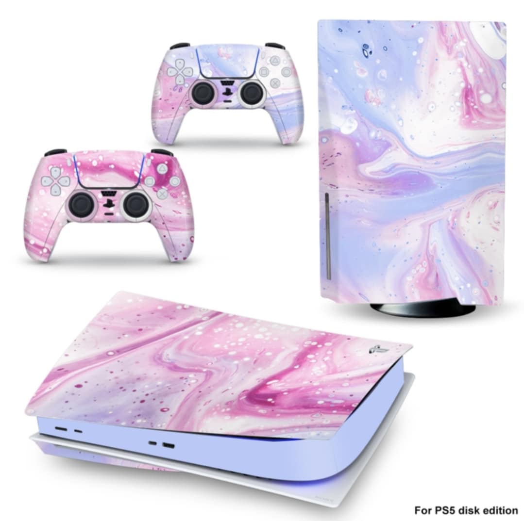 PS5 Disc Edition Console And Controller Skins