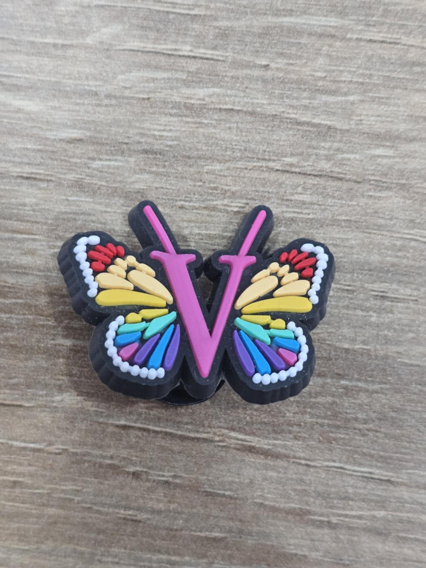 Butterfly Initials Charms