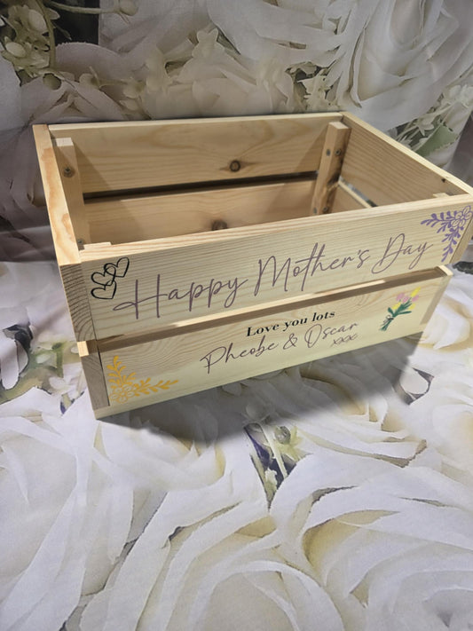 Personalised Mothers Day Crate